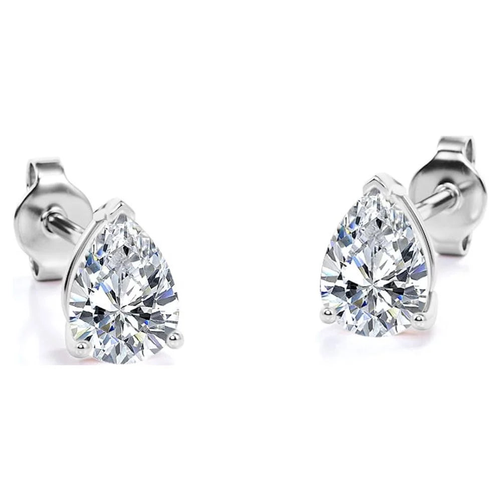 Beautiful Gift Set of 3 Carat Moissanite with Ring, Earrings & Pendant